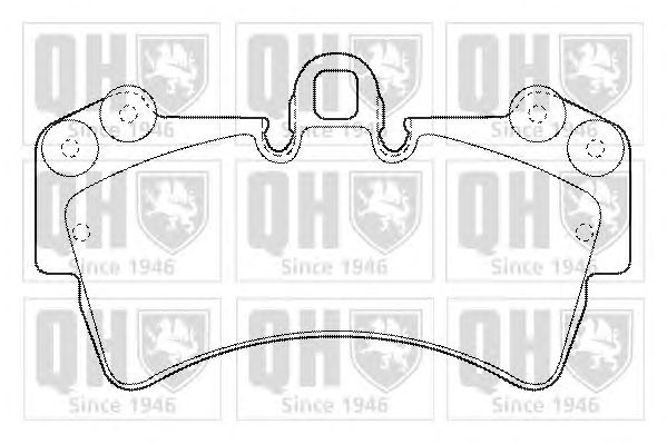 Тормозные колодки QUINTON HAZELL BP1461