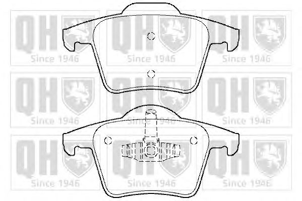 Тормозные колодки QUINTON HAZELL BP1471