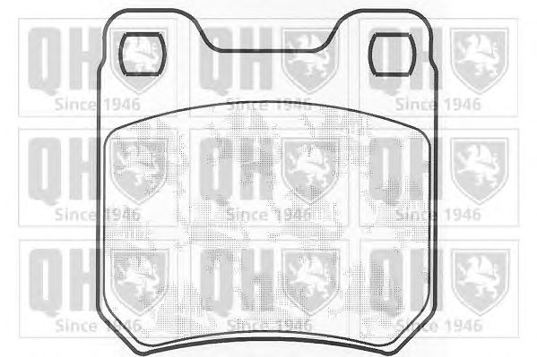 Тормозные колодки QUINTON HAZELL BP459