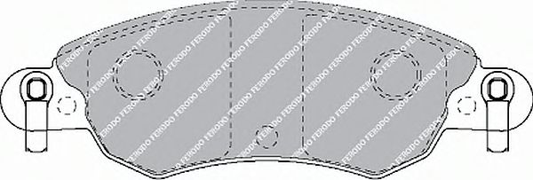Тормозные колодки FERODO FDB1410