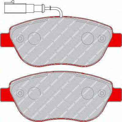 Тормозные колодки FERODO FDS1467