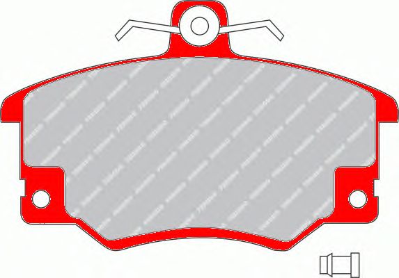 Тормозные колодки FERODO FDS370