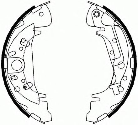 Гальмівні колодки FERODO FSB608