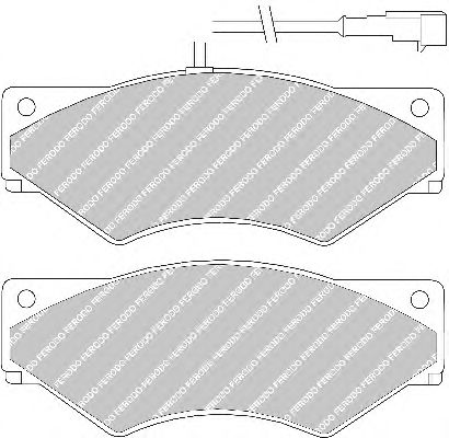 Тормозные колодки FERODO FVR1350