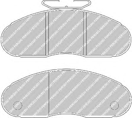 Тормозные колодки FERODO FVR791