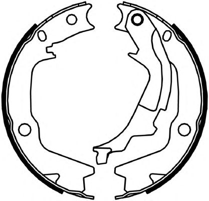 Тормозные колодки ручника FERODO FSB4045