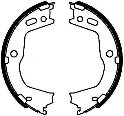 Тормозные колодки ручника FERODO FSB4088
