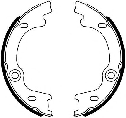 Тормозные колодки ручника FERODO FSB4099
