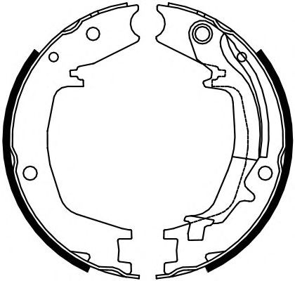 Тормозные колодки ручника FERODO FSB4131