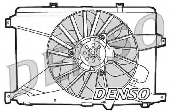 Вентилятор охлаждения DENSO DER01014