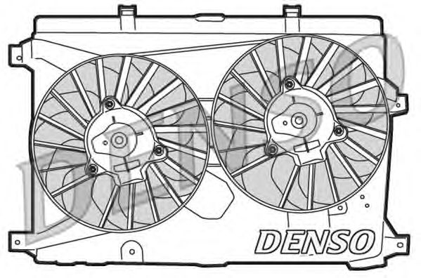 Вентилятор охлаждения DENSO DER01015