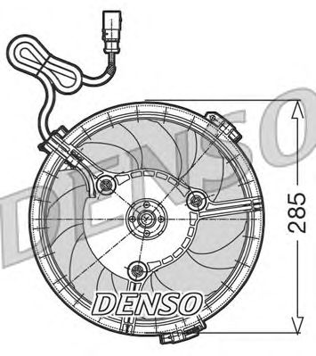 Вентилятор охлаждения DENSO DER02005
