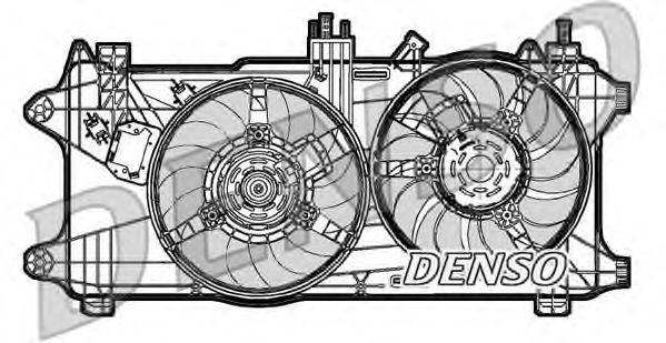 Вентилятор охлаждения DENSO DER09027