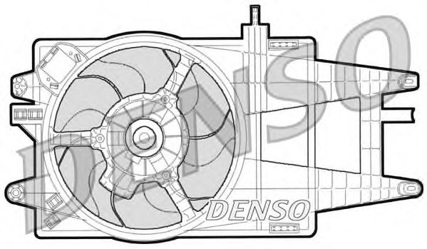 Вентилятор охлаждения DENSO DER09032