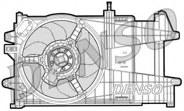 Вентилятор охлаждения DENSO DER09039