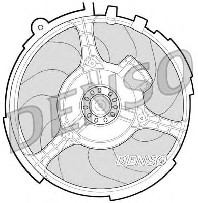 Вентилятор охлаждения DENSO DER09060