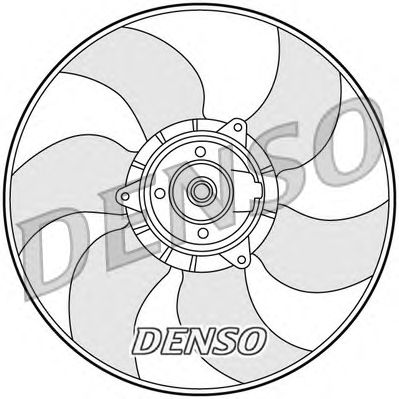 Вентилятор охлаждения DENSO DER23001