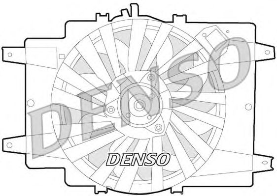Вентилятор охлаждения DENSO DER01008