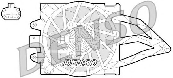 Вентилятор охлаждения DENSO DER09057