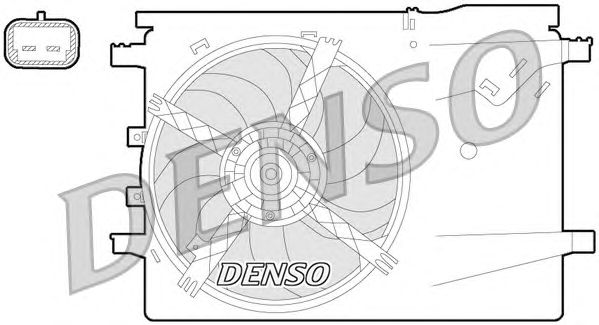 Вентилятор охлаждения DENSO DER09058