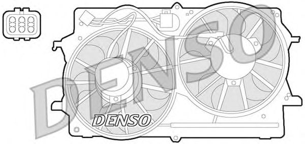 Вентилятор охлаждения DENSO DER10007