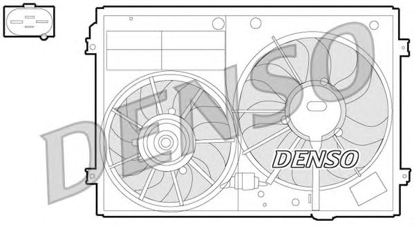 Вентилятор охлаждения DENSO DER32012