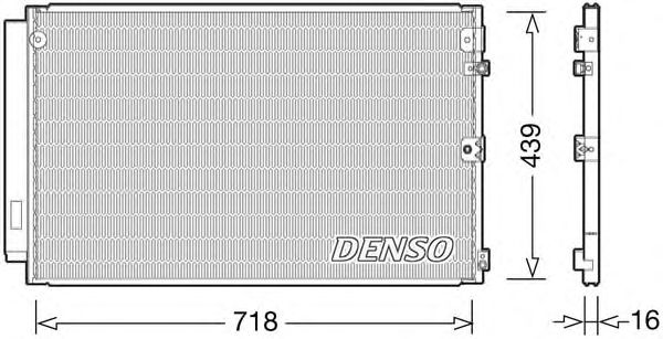 Радіатор кондиціонера DENSO DCN51011