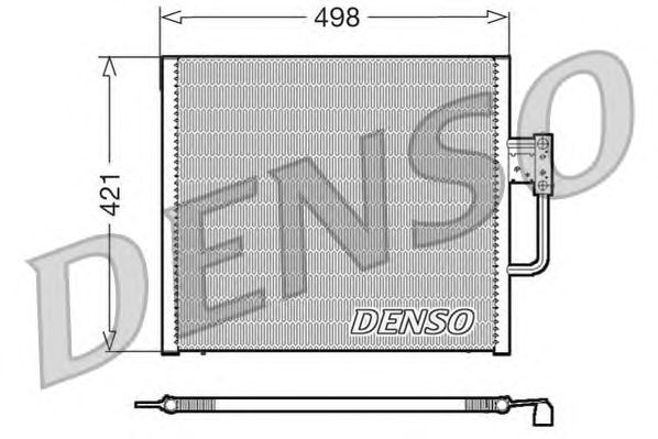 Радиатор кондиционера DENSO DCN05015
