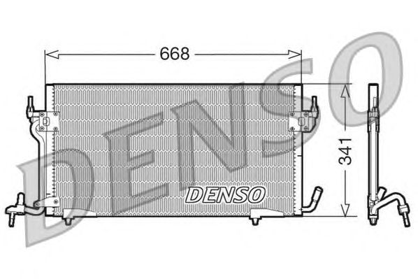 Радіатор кондиціонера DENSO DCN07010