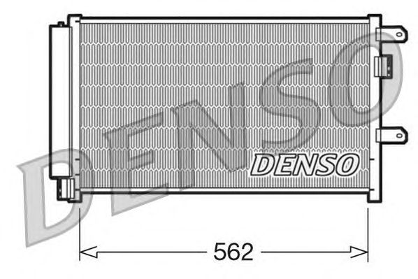Радіатор кондиціонера DENSO DCN12003
