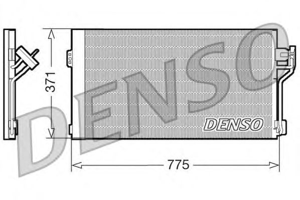 Радиатор кондиционера DENSO DCN17050