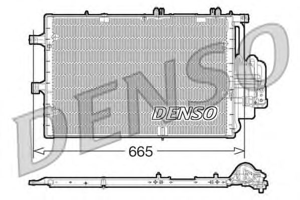 Радіатор кондиціонера DENSO DCN20017