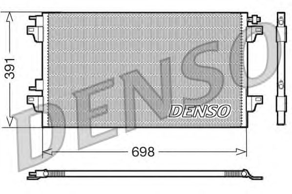 Радиатор кондиционера DENSO DCN23015