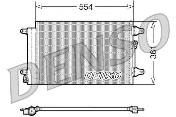 Радиатор кондиционера DENSO DCN32015