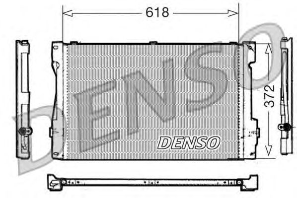 Радиатор кондиционера DENSO DCN33006