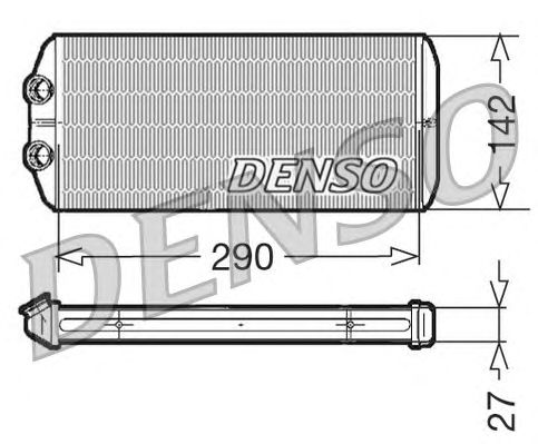 Радиатор отопителя DENSO DRR07005