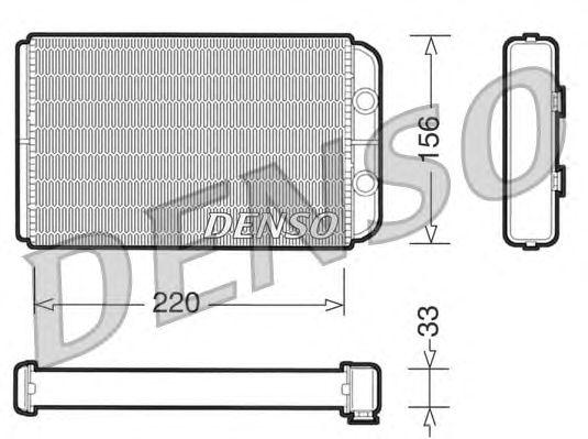 Радиатор отопителя DENSO DRR09090