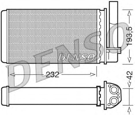 Радиатор отопителя DENSO DRR21003