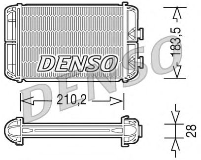 Радиатор отопителя DENSO DRR20004