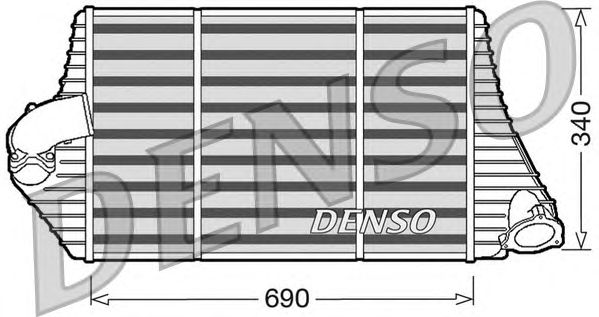 Интеркулер DENSO DIT23001