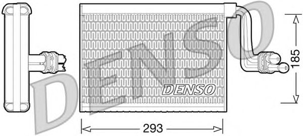 Испаритель кондиционера DENSO DEV05002
