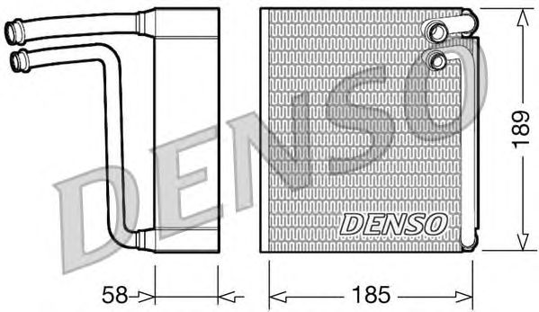 Испаритель кондиционера DENSO DEV09025