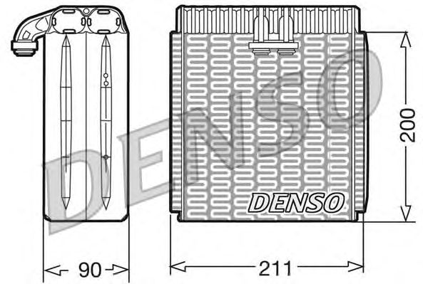 Испаритель кондиционера DENSO DEV12001