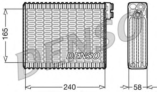 Испаритель кондиционера DENSO DEV21004
