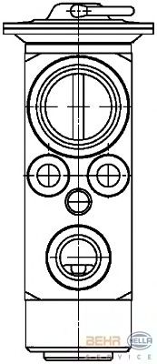 Расширительный клапан, кондиционер HELLA 8UW 351 029-031