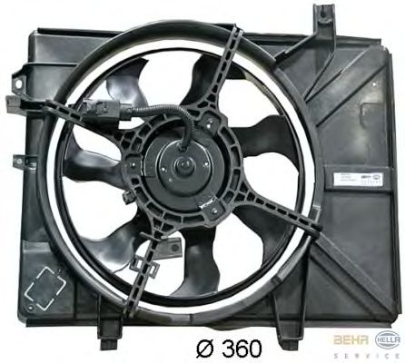 Вентилятор охлаждения HELLA 8EW 351 034-661