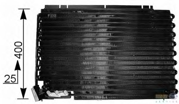 Радіатор кондиціонера HELLA 8FC 351 036-771