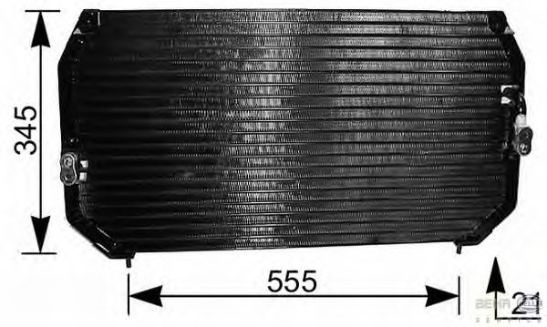 Радіатор кондиціонера HELLA 8FC 351 037-081