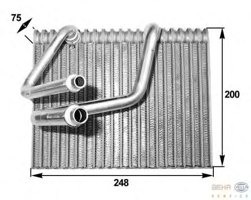Испаритель кондиционера HELLA 8FV 351 211-111