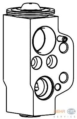 Расширительный клапан, кондиционер HELLA 8UW 351 234-561